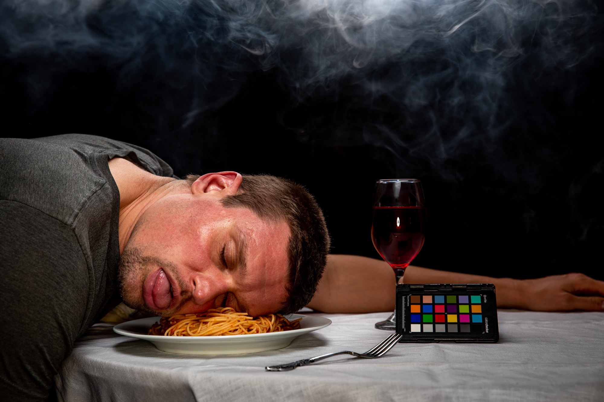 Will posing for a test shot