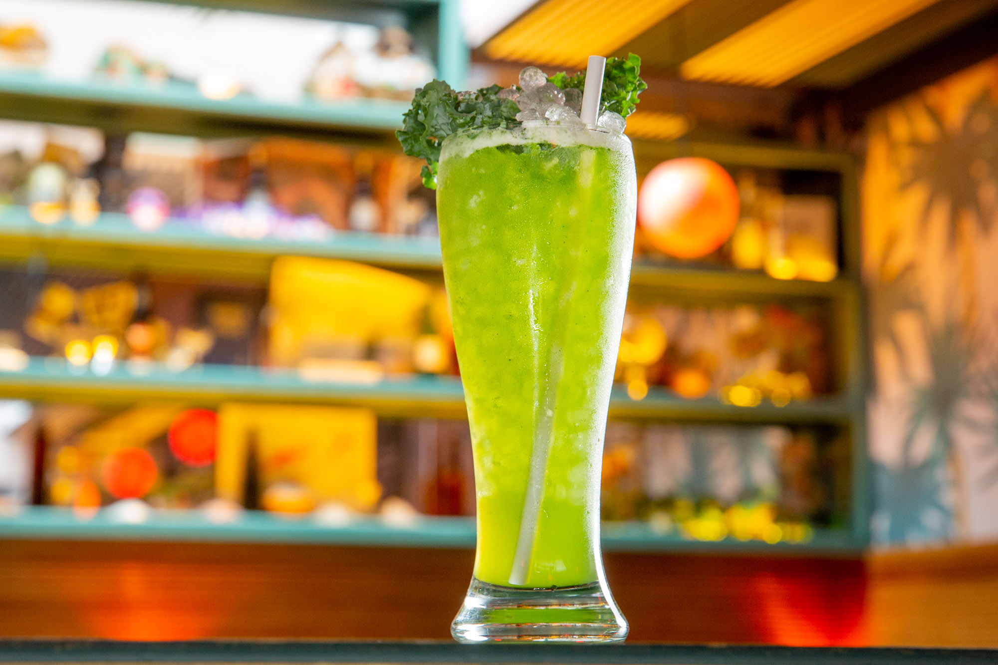 Bright and colorful bar in the West Village